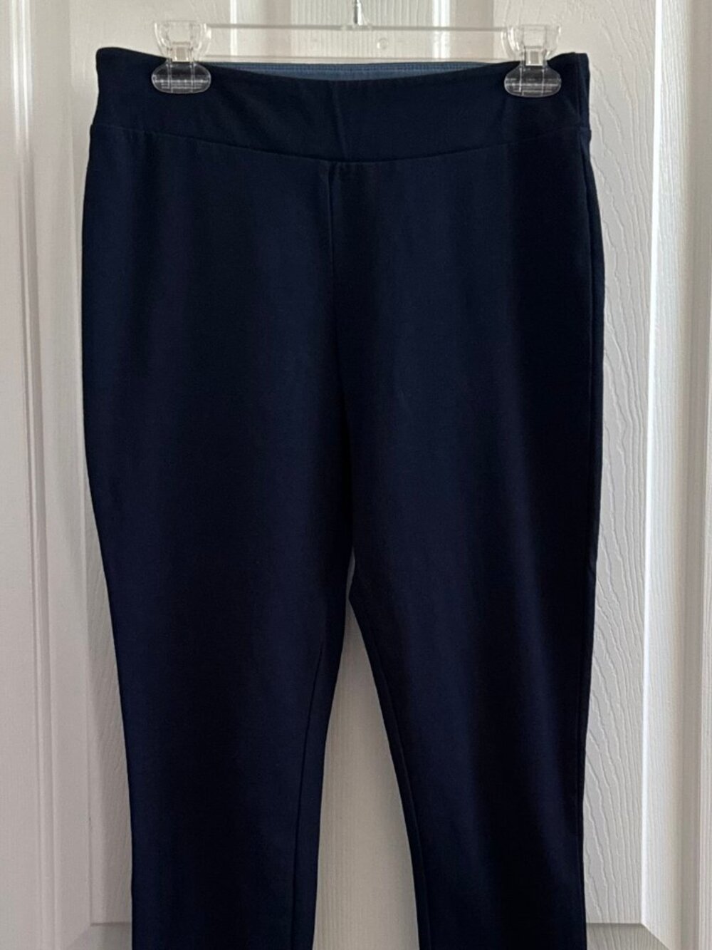 The Girls Women's Navy Blue Tummy Control Pant Skinny Leg Sz M Stretch